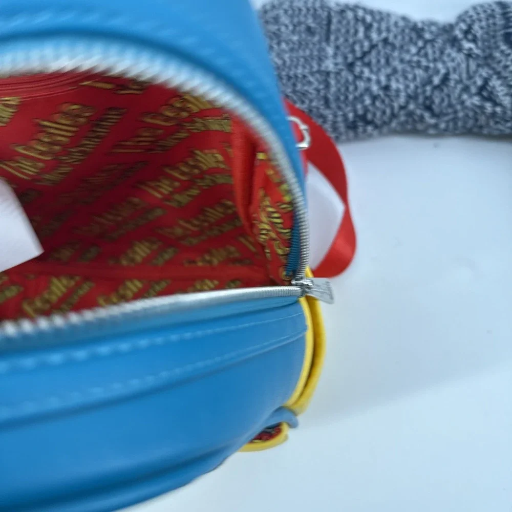 Loungefly x The Beatles Yellow Submarine Mini Backpack All you Need is Love
